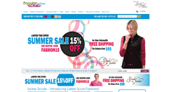 Desktop Screenshot of popularfashionscrubs.com